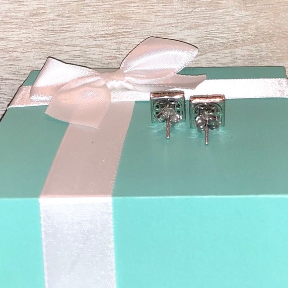 NEW .52ctw Black/White Natural Diamond Earrings - Picture 15 of 16